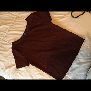 Maroon top